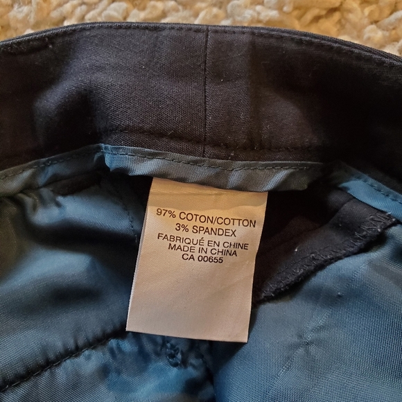 SMART SET | Cropped Navy  Blue Dress Pants (Size 8) - Picture 6 of 7